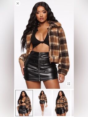Soft Plaid Jacket